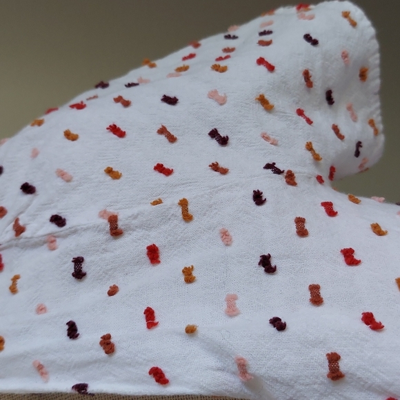 Madewell Ruffle-Hem Wrap Top in Clipdot size XXS - Picture 5 of 11